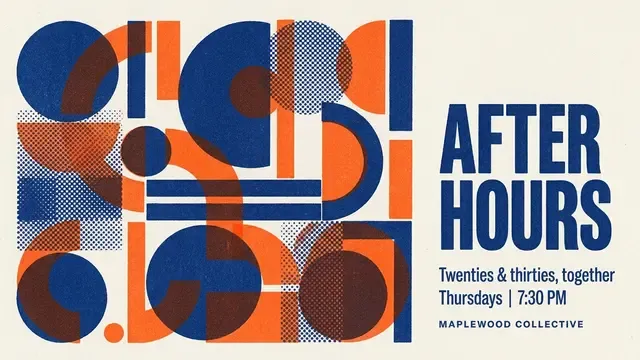 After Hours — Riso Duotone Graphic