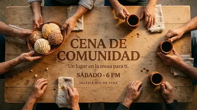 Cena de Comunidad — Mesa y Manos